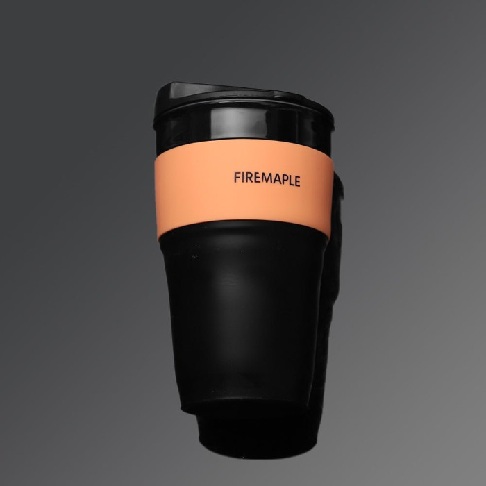 Складная силиконовая кружка Fire-Maple Silicone Collapsible Coffee Cup 350 мл, оранжевая  