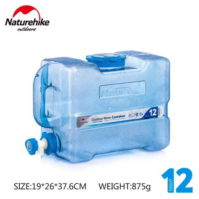 Канистра для воды Naturehike Water container PC7 12 л (NH18S012-T)  