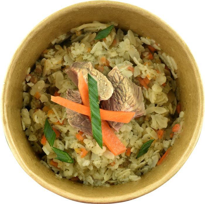 Рисовая каша с телятиною Happy Elk CM0002  