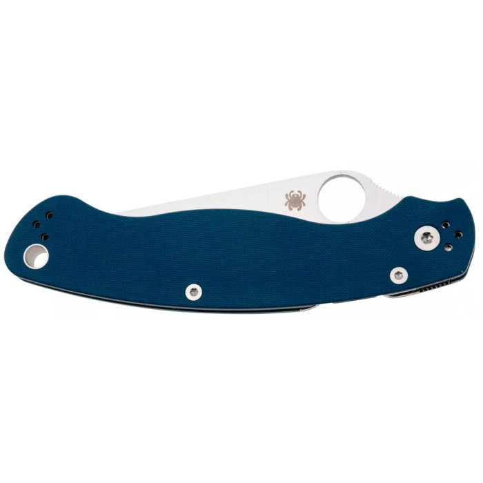 Нож Spyderco Military 2, CPM SPY27, G-10 cobalt blue  