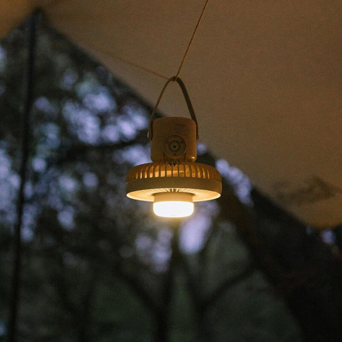 Вентилятор с ночником Naturehike NH22ZM001, темно-зеленый  