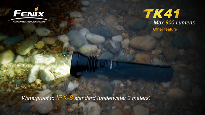 Тактический фонарь Fenix TK41 , серый, XM-L U2 LED, 860 люмен  