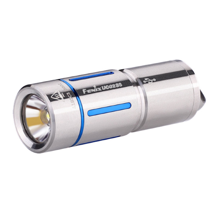 Фонарь-брелок Fenix UC02SS, 130 лм. (синий)  