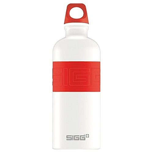 Бутылка для воды SIGG CYD Pure White Touch, 0.6 л (красная)  