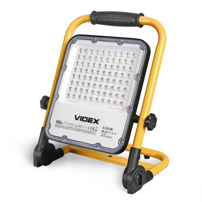 Аккумуляторный прожектор PREMIUM VIDEX F2A 50W 5000K IP65  