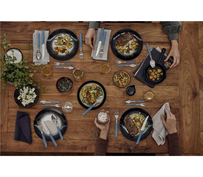 Набор посуды Victorinox Swiss Modern из 24 предметовSwiss Modern, Table Set Tomato Knife, 24 Pieces, васильковый  