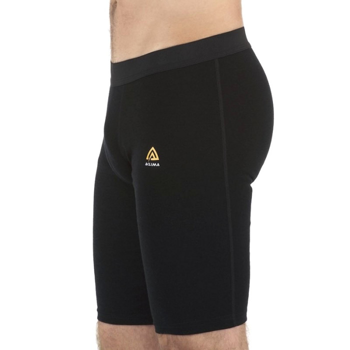 Шорты мужские Aclima WarmWool Long Shorts Man Black, S  