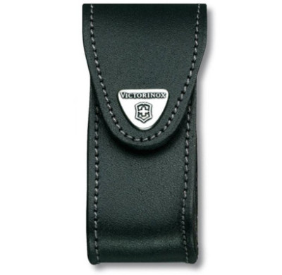 Чехол Victorinox на пояс  кож.черн на липучке (84-91мм) 2-4 слоя (GB)