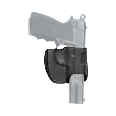 Кобура Front Line поясная компактная кожа для Glock 19/23/32 черный (FL30181)