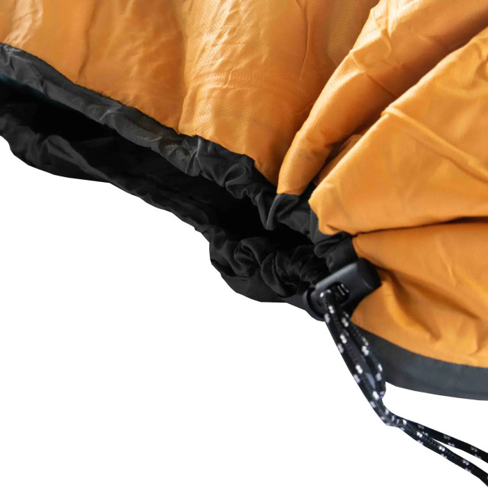 Спальный мешок Tramp Airy Light одеяло с капюшом левый yellow/grey 190/80 UTRS-056  