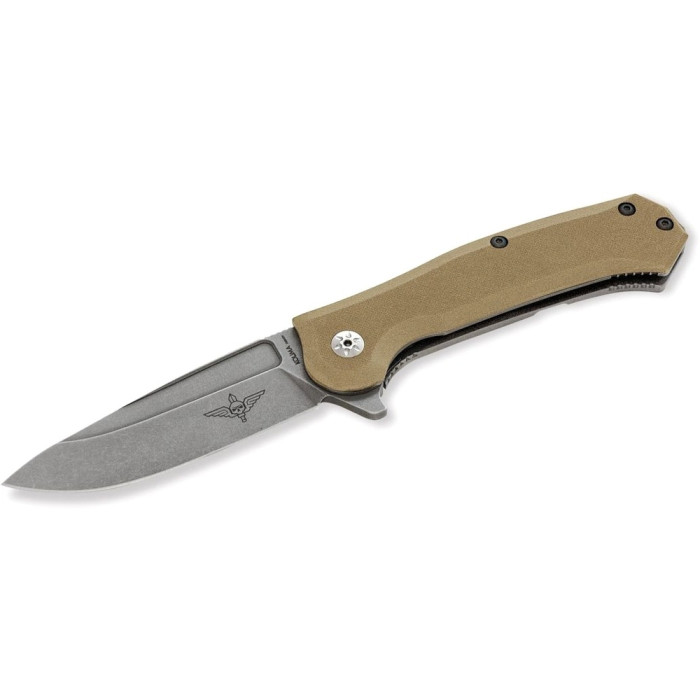 Нож Maserin Police, N690, G10 + титан, койот  