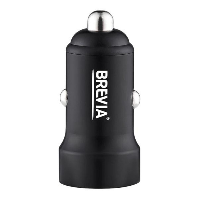 Автомобильное зарядное устройство Brevia ePower DualCharge Display 40W 2xUSB-C  