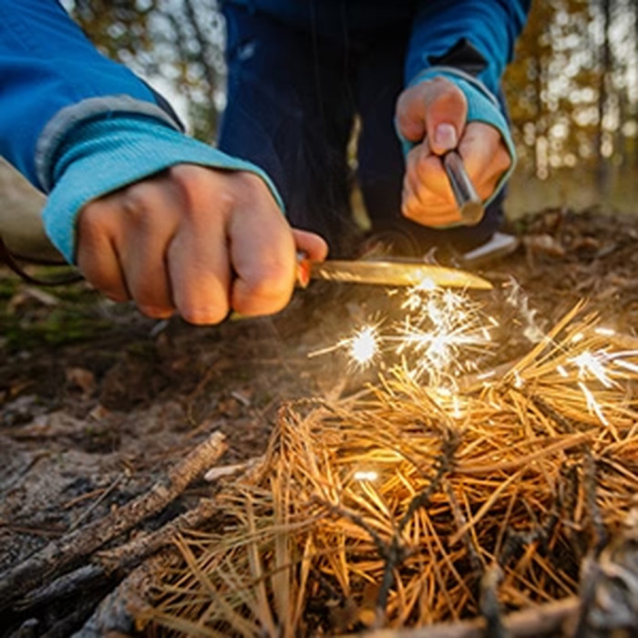 Ферроцериевое огниво со свистком для мультитула Rocktol SK04