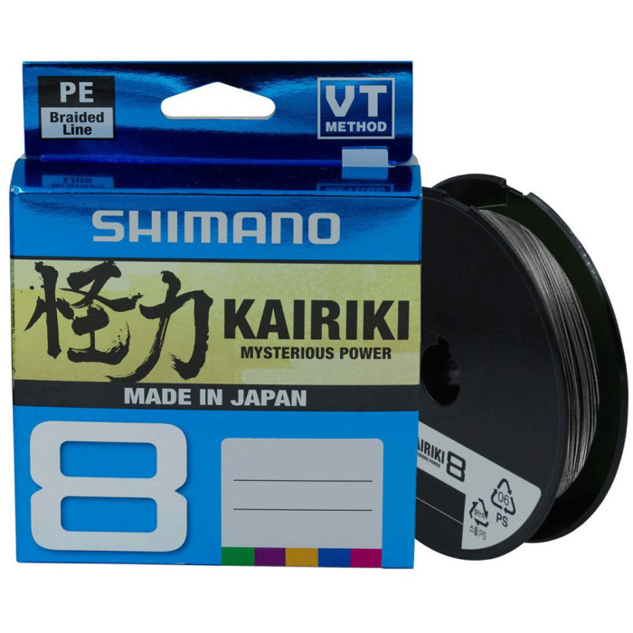 Шнур Shimano Kairiki 8 PE (Steel Gray) 150m 0.13mm 8.2kg  