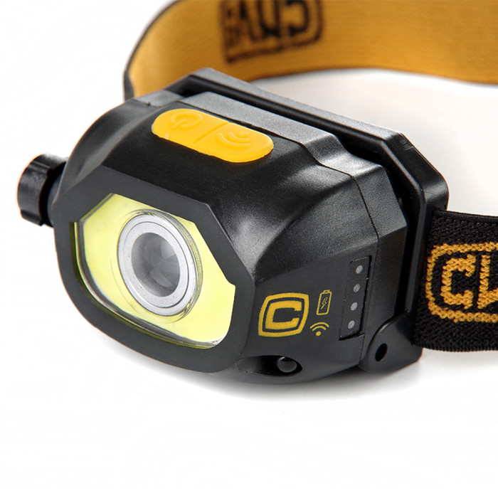 Фонарь налобный СИЛА Зум с сенсором (Li-ion 1000 мАч)  