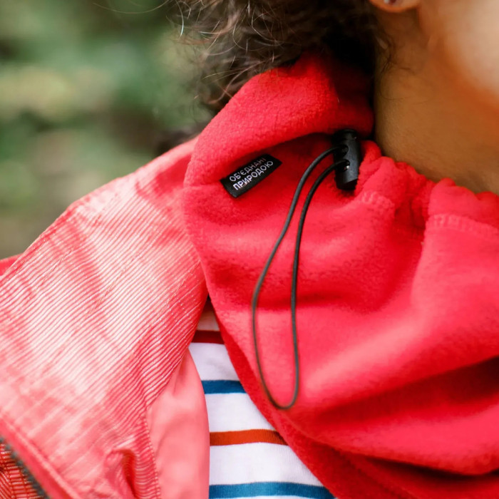 Повязка флисовая Tribe Neck Warmer с затяжкой T-KF-0020 OS, red  