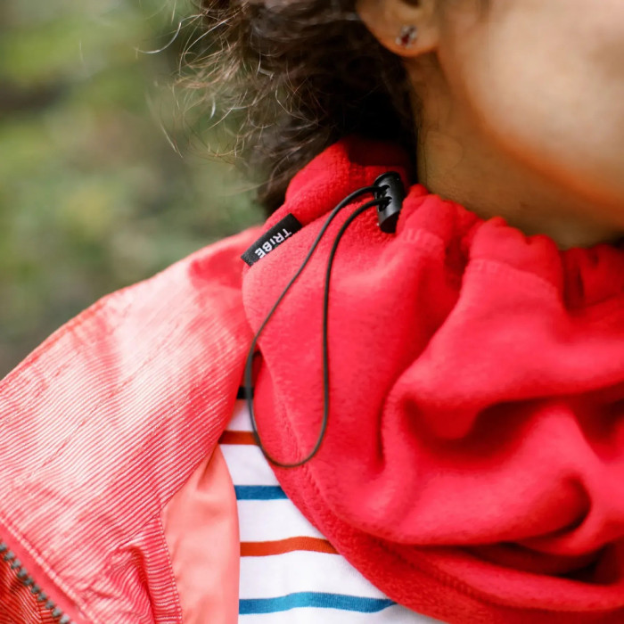 Повязка флисовая Tribe Neck Warmer с затяжкой T-KF-0020 OS, red  