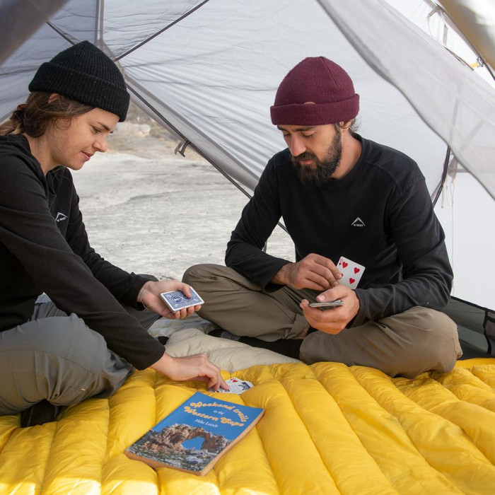 Палатка Naturehike Mongar NH17T007-M, 20D, сверхлегкая двухместная с футпринтом, серый  