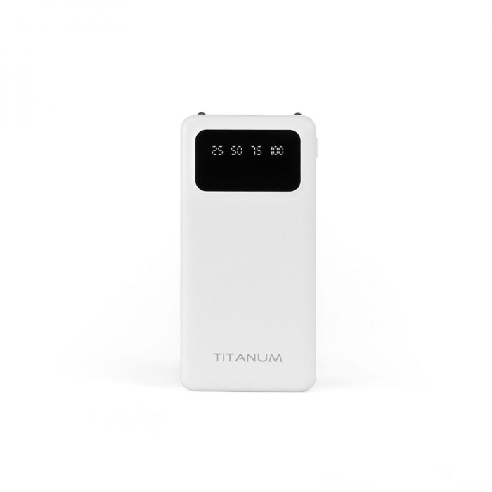 Повербанк 20000mAh TITANUM OL22 White  