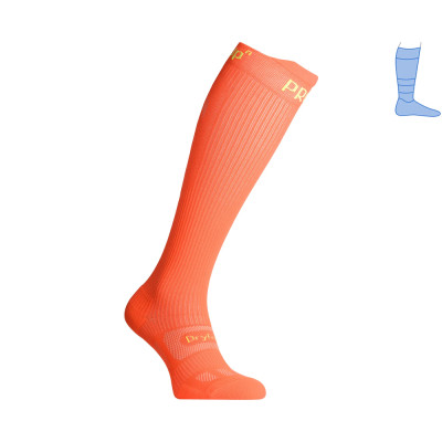 Компрессионные гольфы защитные летние Protector LongDry+ PRO оранжевые L 44-47