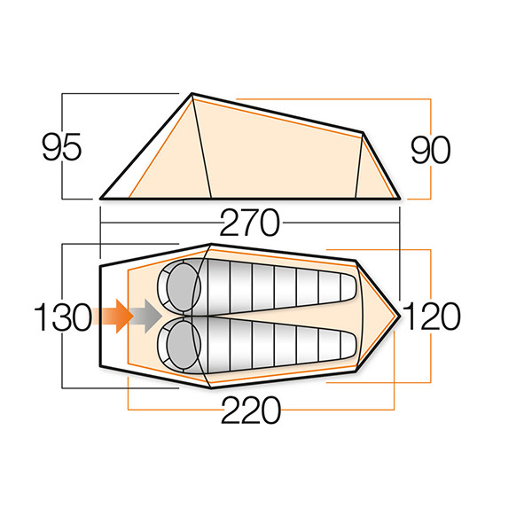 Палатка Vango Helix 200 Cactus  
