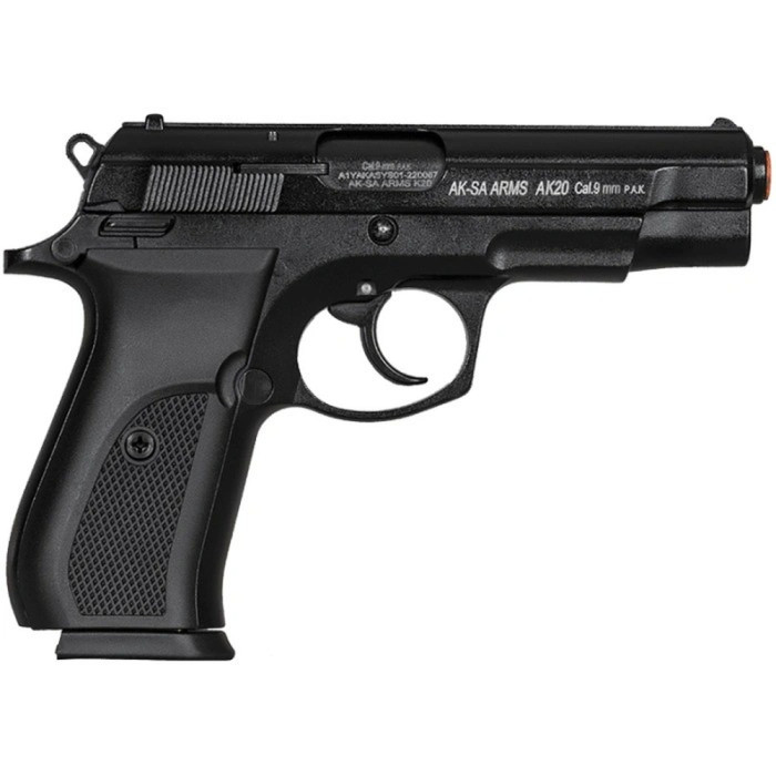 Пистолет сигнальный Aksa Arms AK20 CC-01 cal.9 PAK (CZ-75) Black  