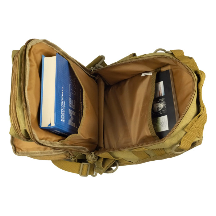 Сумка через плечо Tribe Sling Pack 6,5 L T-IE-0003, coyote  