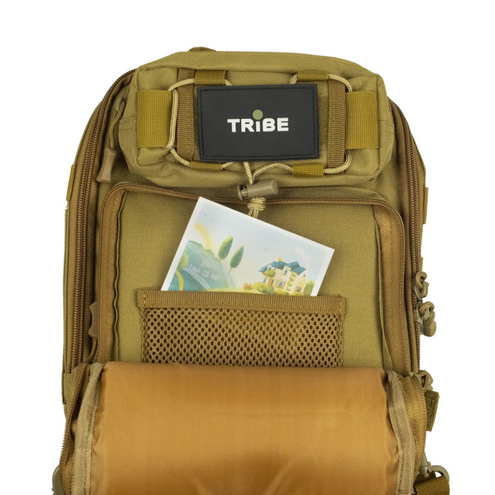 Сумка через плечо Tribe Sling Pack 6,5 L T-IE-0003, coyote  