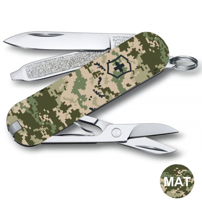 Складной нож Victorinox CLASSIC SD ARMY Пиксель 0.6223.3.W3940pw  