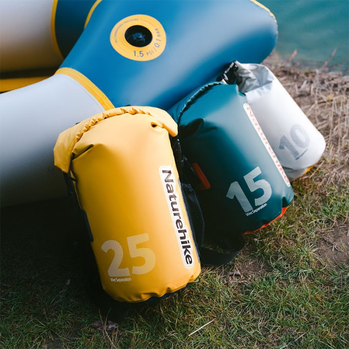 Рюкзак водонепроницаемый Naturehike CNK2300BS017, 10 л, белый  