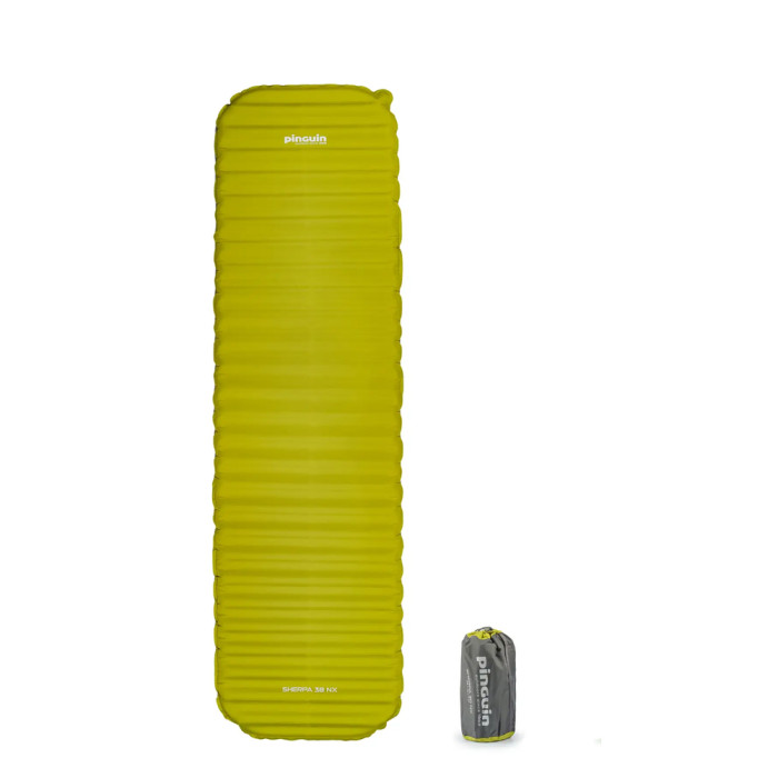 Самонадувающийся коврик Pinguin Sherpa NX, 186x56x3.8см, Green (PNG 720341)  