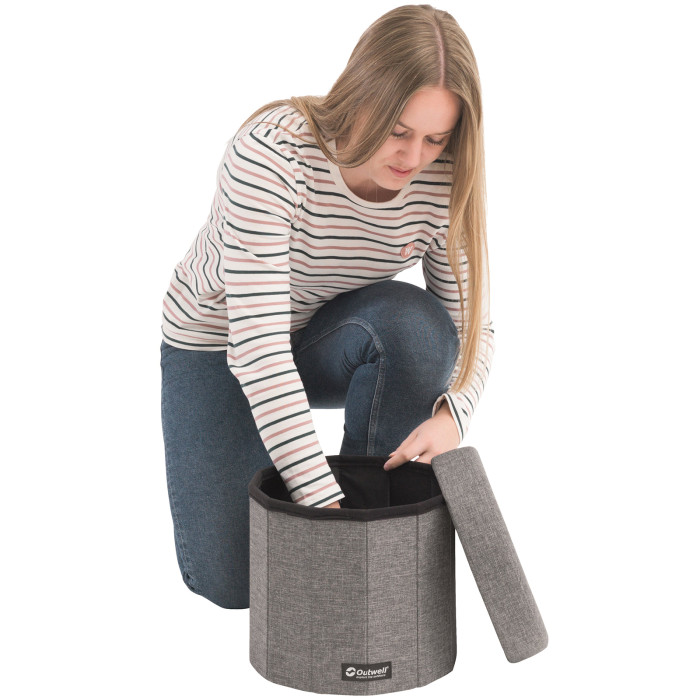 Органайзер кемпинговый Outwell Dawlish Low Seat & Storage Grey Melange (470367)  