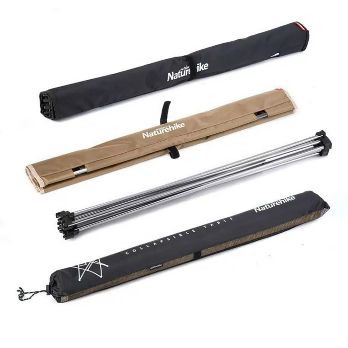 Cтол складной Naturehike NH20JJ020,1680D Oxford / алюминий, Размер S, черный  