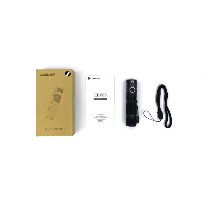 Карманный фонарь Lumintop EDC05 800LM 100M IPX8 черный  