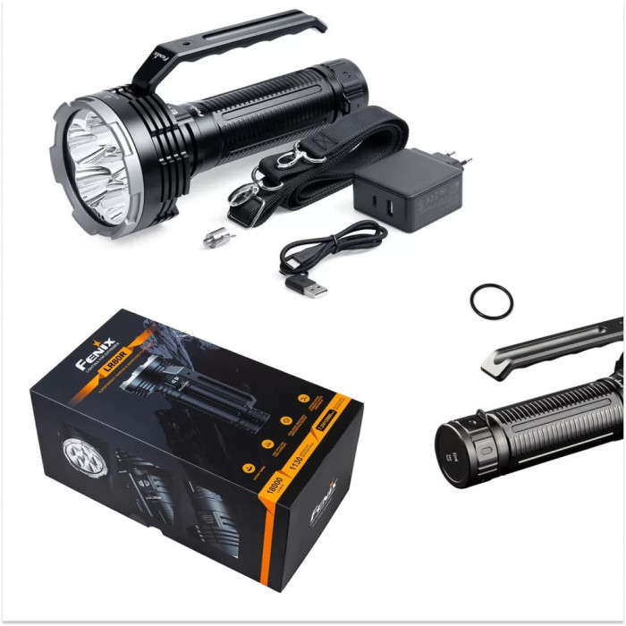 Поисковый фонарь Fenix LR80R Luminus SST70, 18000 лм  