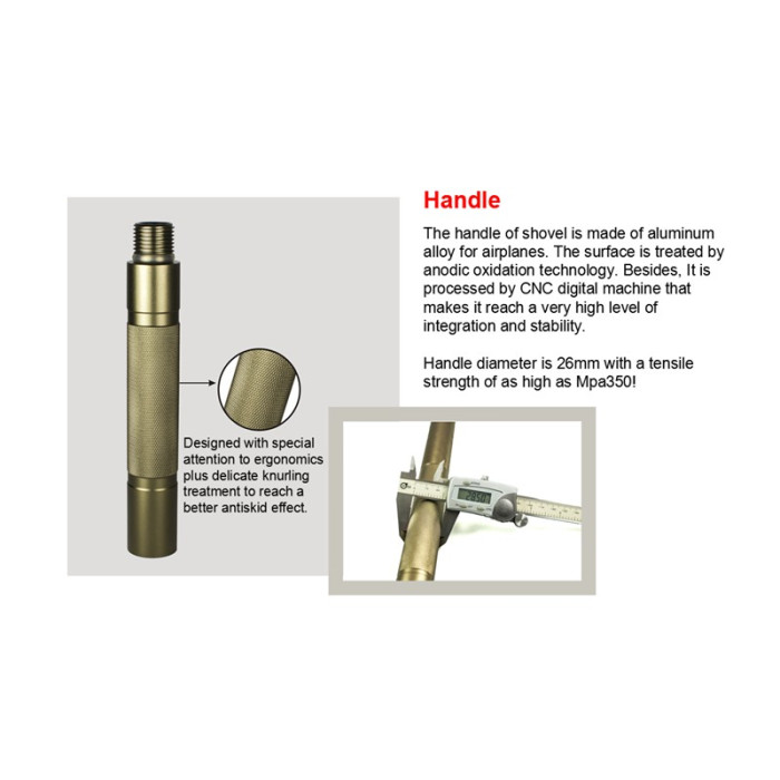 Мультифункциональная тактическая лопата Kyson KS-802  