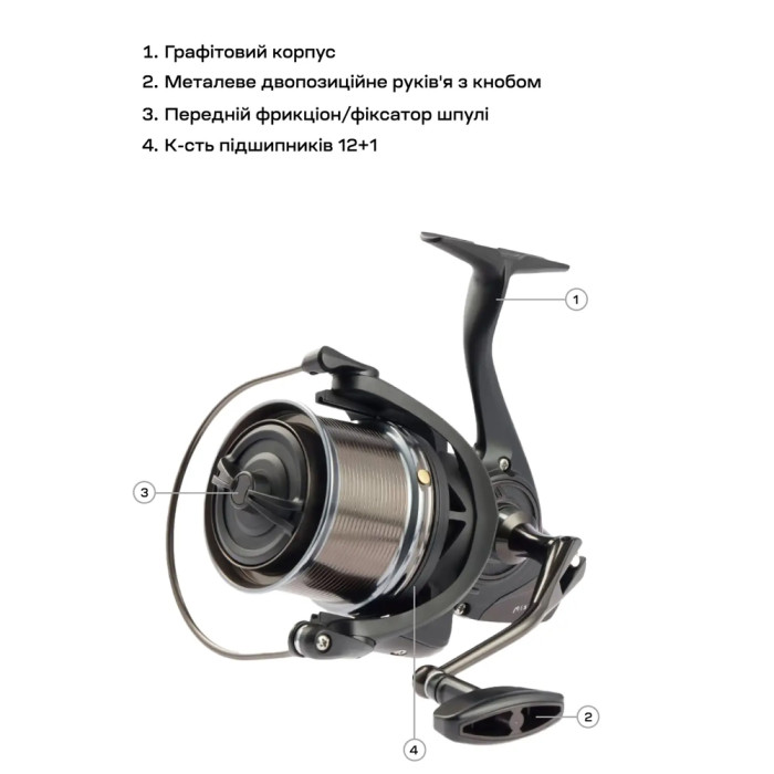 Катушка Brain Mission SE Reel 9000 12+1 BB 4.1:1  