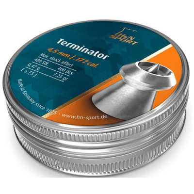 Пули пневматические H&amp;N Terminator 4,5 мм 400 шт/уп 0,47 г (92214500003/2)