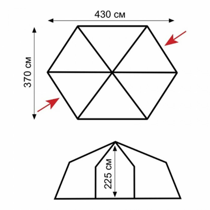 Шатер Tramp Lite Mosquito green TLT-033.04  