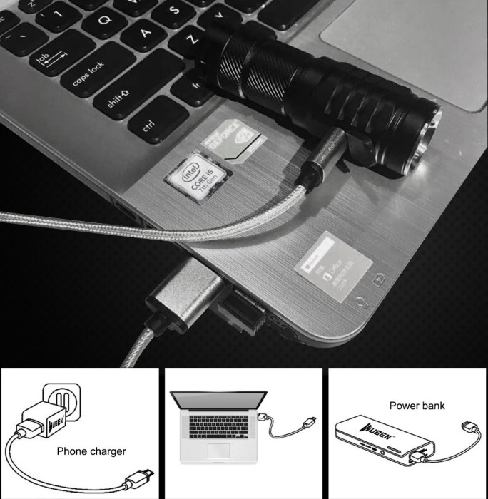 Ручной фонарь Wuben TO10R, 650 лм  