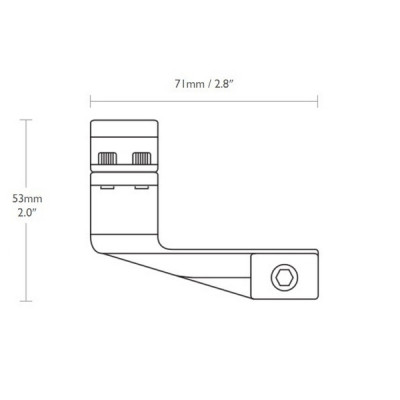 Кольца Hawke Reach Forward 30mm/Weaver/High extension 2"  