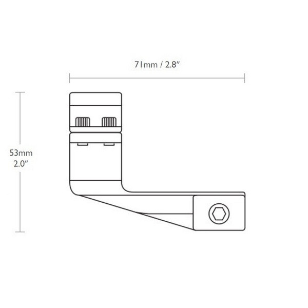 Кольца Hawke Reach Forward 30mm/Weaver/High extension 2"  