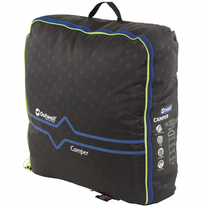 Спальный мешок Outwell Camper/0°C Blue Right (230351)  