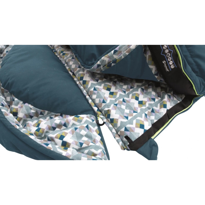 Спальный мешок Outwell Camper/0°C Blue Right (230351)  