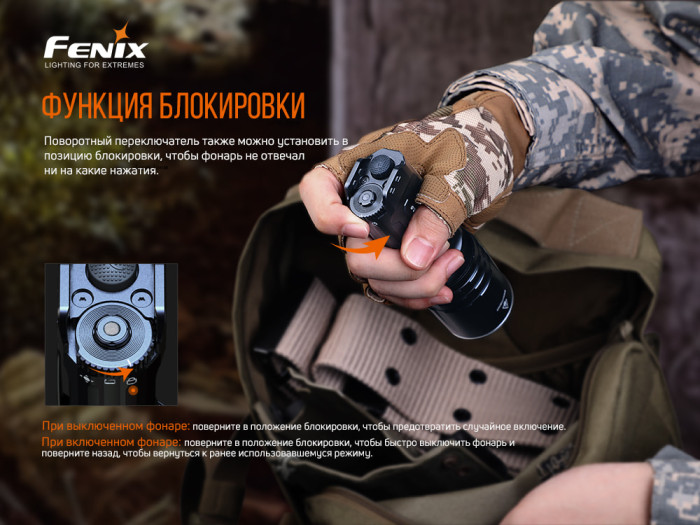 Тактический фонарь Fenix TK35UE V2.0 (3 х LUMINUS SST40, ANSI 5000 лм, 18650)  