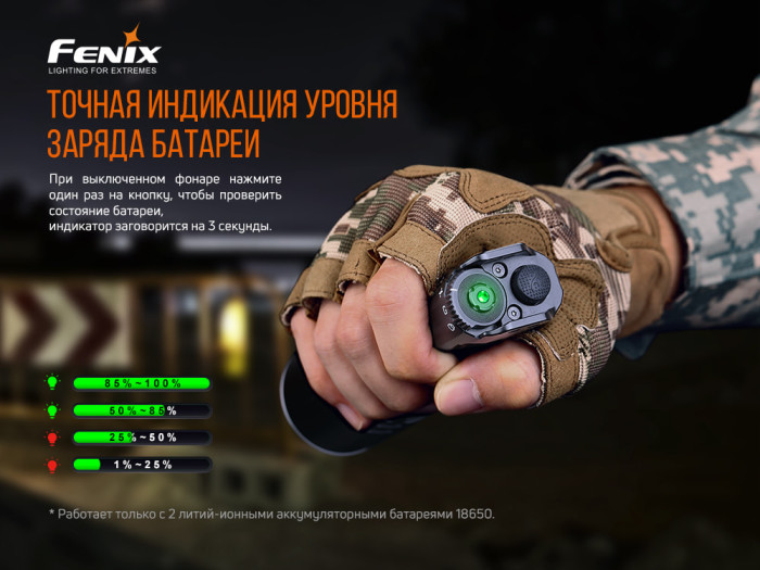 Тактический фонарь Fenix TK35UE V2.0 (3 х LUMINUS SST40, ANSI 5000 лм, 18650)  