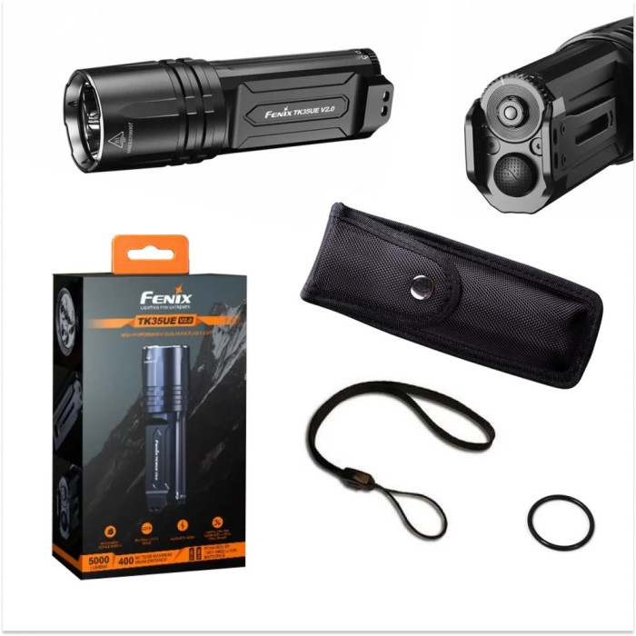 Тактический фонарь Fenix TK35UE V2.0 (3 х LUMINUS SST40, ANSI 5000 лм, 18650)  