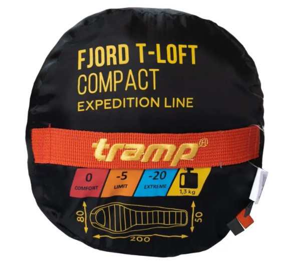 Спальный мешок Tramp Fjord Compact кокон правый TRS-049C-R  