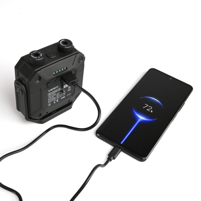 Портативный многофункциональный фонарик VIDEX VLF-M048  