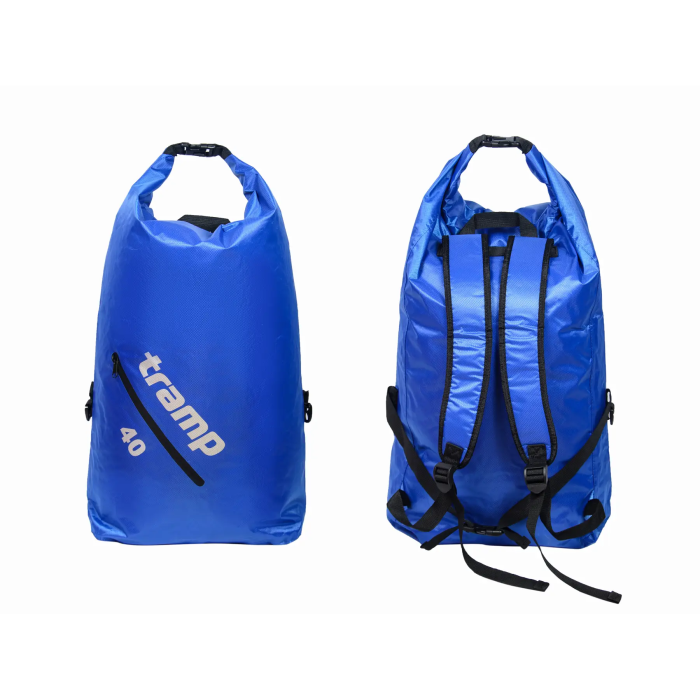 Герморюкзак TRAMP PVC Diamond Ripstop blue 40л UTRA-257  